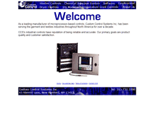 Tablet Screenshot of customcontrolsystems.com